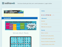 Tablet Screenshot of ca.sudokusweb.com